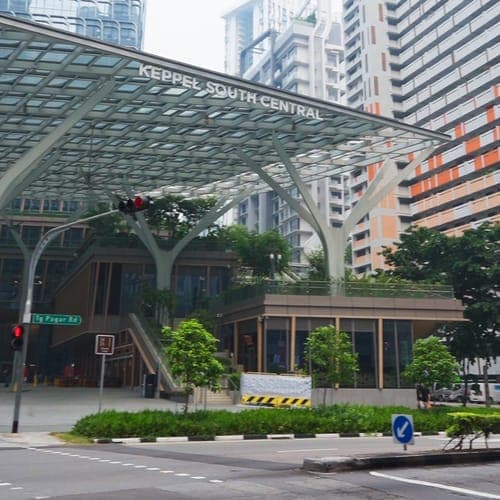 FS8 Tanjong Pagar entrance at Keppel South Central